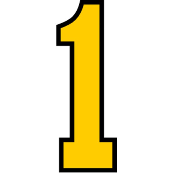 1   Collegiate Numbers 1 Layer Thumbnail