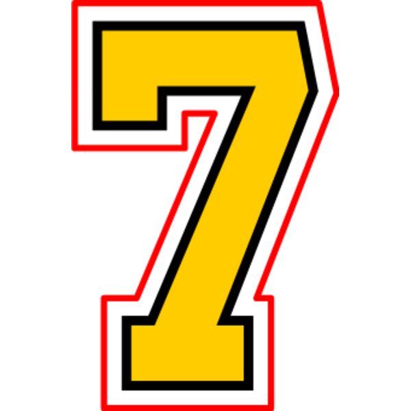 7   Collegiate Numbers 2 Layer Thumbnail