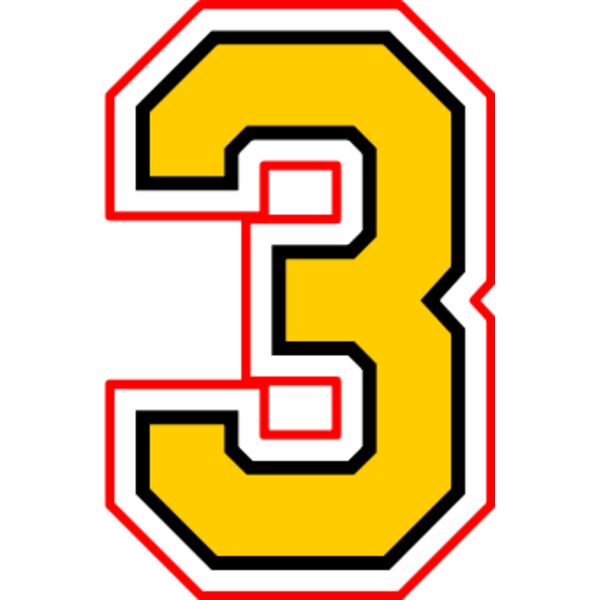 3   Collegiate Numbers 2 Layer Thumbnail