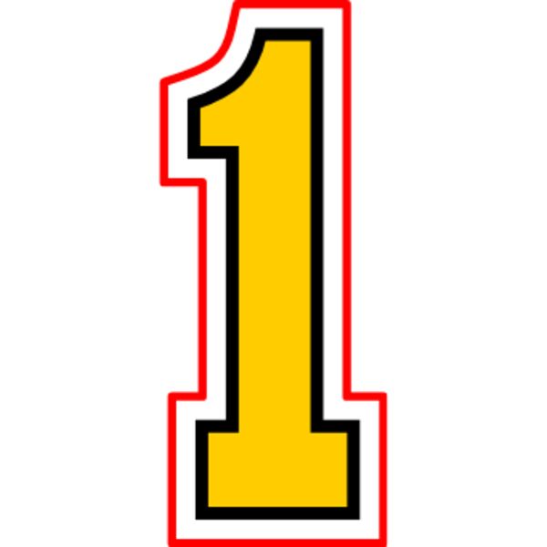 1   Collegiate Numbers 2 Layer Thumbnail