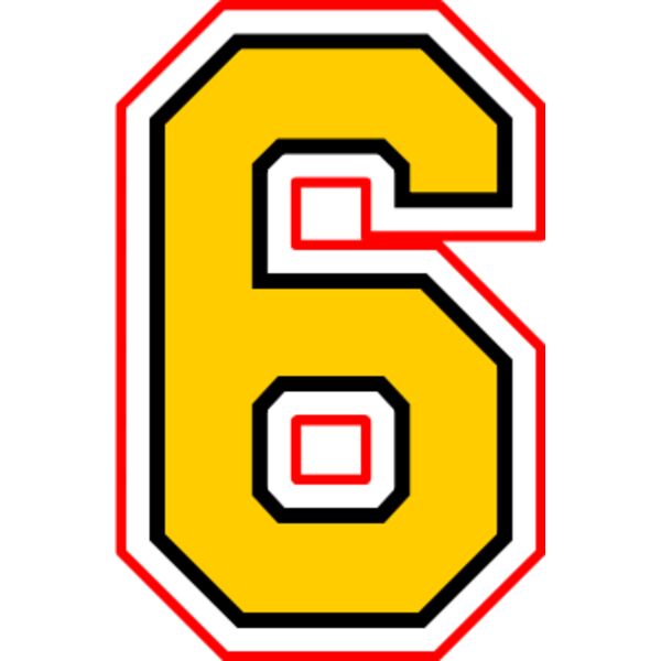 6   Collegiate Numbers 2 Layer Thumbnail